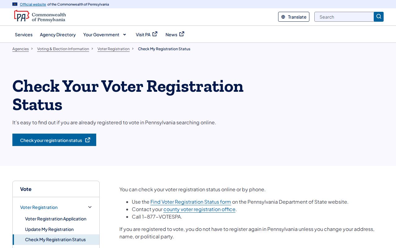Montgomery Township residents directory Pennsylvania voter status gateway